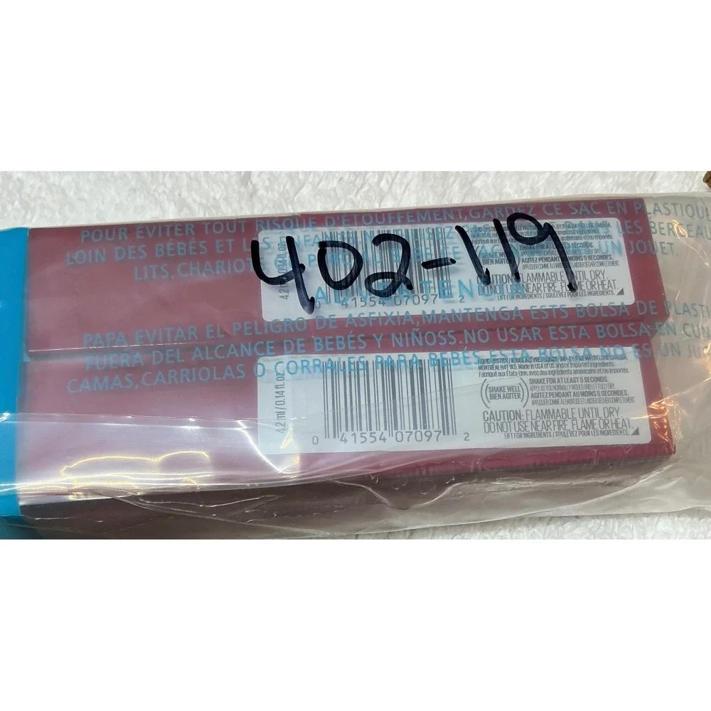 Maybelline SuperStay Vinyl Ink Liquid Lipstick 50 Wicked 0.14 oz Lot of 2 New